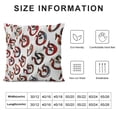 thumbnail image 5 of Orinice Letters Graphic Decorative Throw Pillow Cover for Home Couch Living Room Bed Sofa Zipper Closure Pillow Case 1PC 18x18in, 5 of 5