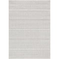 thumbnail image 3 of Well Woven Indoor/Outdoor Area Rug 5'3" x 7'3" Arwen Grey Moroccan Tribal Striped, 3 of 7