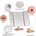 SUGIFT Makeup Mirror Vanity Mirror with 22 LED Lights, 1x 2X 3X 10X