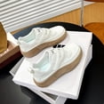 thumbnail image 3 of Sneakers Sport Shoes Lightweight Comfortable Trainers Slip On Women Casual Shoes White 35, 3 of 8