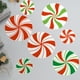 thumbnail image 4 of GOOHOCHY 12PCS Etiqueta de la pared Caramelo Forma redonda Calcomanías autoadhesivas para el piso Etiqueta de la ventana para la decoración de la fiesta de Navidad, 4 of 7
