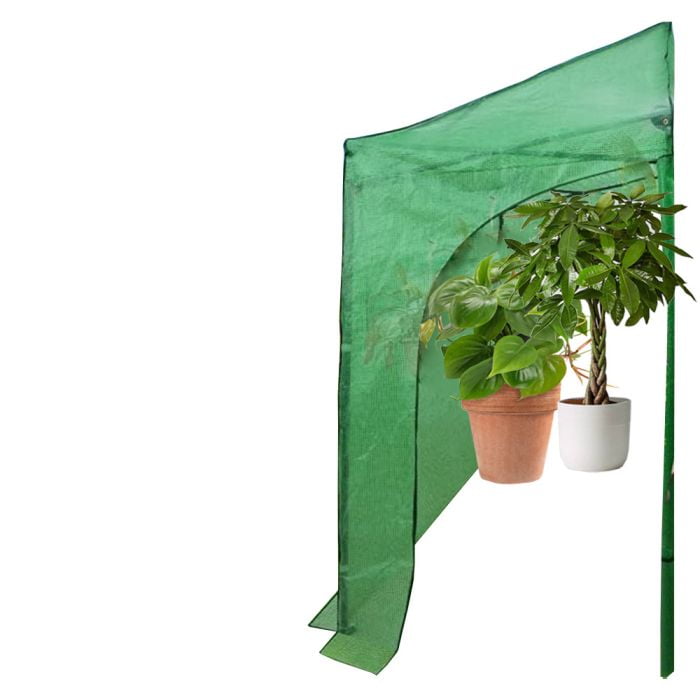 Garden Winds Custom Fit Replacement Cover Compatible with The Eagle Peak GH36 9' x 4' Lean To Portable Walk In Instant Pop Up Greenhouse Zipper Entry Doors Mesh Side Window - PE Fabric - Green