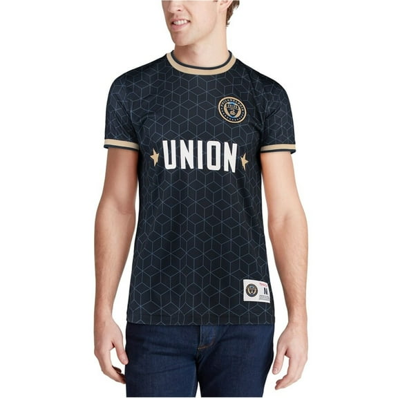 Mitchell & Ness Mens MLS Equalizer Jersey, Blue, XXX-Large