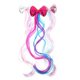 thumbnail image 1 of Assorted Color Clip On Hair Extensions for Kids with Bowknot Design Easy Use Ideal for Birthday and Cosplay 3pcs, 1 of 4