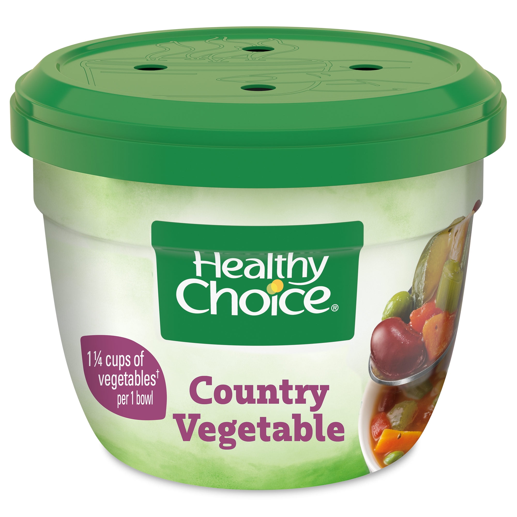 Healthy Choice Country Vegetable Soup, Microwave Bowl, 14 oz.