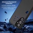 thumbnail image 4 of Entronix Heavy Duty Case Compatible with Galaxy S26 Plus, Shockproof Dustproof Triple Layer Hard Cover, Black, 4 of 6