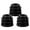 Black, variant on Air Conditioner Shock Absorber Pads Rubber Black for Outdoor Unit 3 Pieces