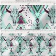 thumbnail image 2 of Soimoi Cotton Cambric Fabric Triangle & Animal Face Printed Craft Fabric by the Yard 42 Inch Wide, 2 of 7