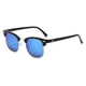 thumbnail image 3 of Gafas de sol clásicas retro con montura media y diseño de uña de arroz, gafas de sol con película de color a la moda, gafas reflectantes, 3 of 5