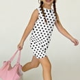 thumbnail image 5 of Grblisyd Girls Summer Outfits 2 Piece Set Polka Dots Tank Top and Biker Shorts Sets Kids Clothes 5-13 Y, 5 of 6
