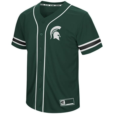 State Baseball Jersey - Mens Michigan State Spartans Baseball Jersey - S