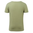 thumbnail image 5 of Men's Summer V Neck T Shirt Slim Fit Casual Short Sleeve Soft Breathable Lightweight Comfortable Stylish Tee for Daily Wear Men's Tops T-Shirt Casual Crew Neck Loose, 5 of 7