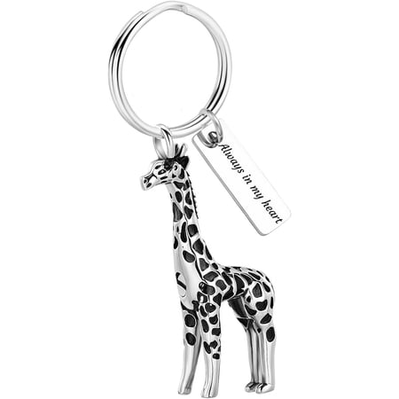 Cremation Jewelry Animal Giraffe Urn Necklace for Ashes for Women/Men Keepsake Ashes Holder Urn Locket Pendant Necklace for Human/Pet Ashes
