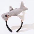 thumbnail image 2 of Fashion Cute Cartoon Dinosaur Shark Cartoon Hairband Cotton Headband Dinosaur Hairband Cute Headband A, 2 of 7
