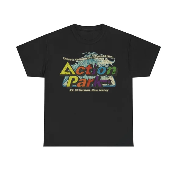 Action Park New Jersey 1978 Nostalgic Water Park Theme Graphic Unisex T-Shirt G01359, up to size 5XL