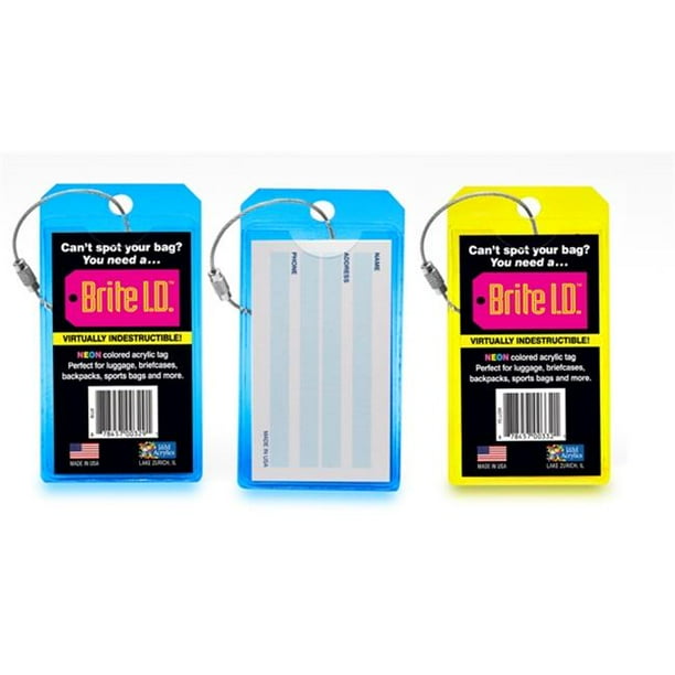 Brite I.D. Luggage/Bag Tag
