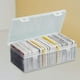 thumbnail image 5 of Organizador de contenedores para tarjetas,Caja de almacenamiento para cartas coleccionables Organizador transparente,Caja de almacenamiento para tarjetas Estuche para naipes con divisores,Caja, 5 of 8