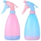 thumbnail image 1 of Laklulu 2 botellas rociadoras para plantas de 500 ml, botellas de agua de plástico vacías, botella rociadora al vacío, para jardín, flores del hogar, limpieza de la cocina, peluquería azul, rosa, 1 of 6