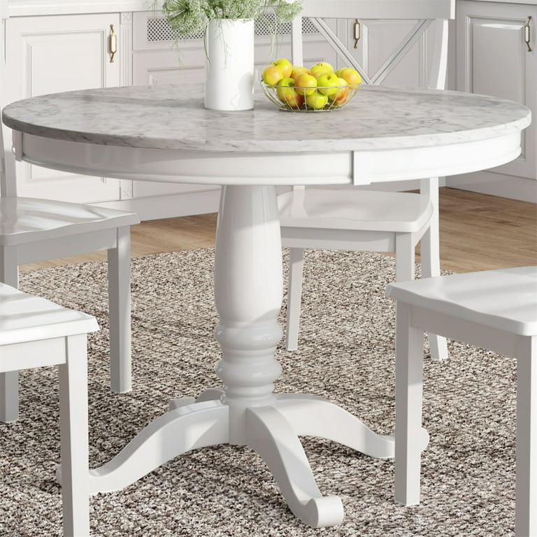 White circle kitchen table clearance