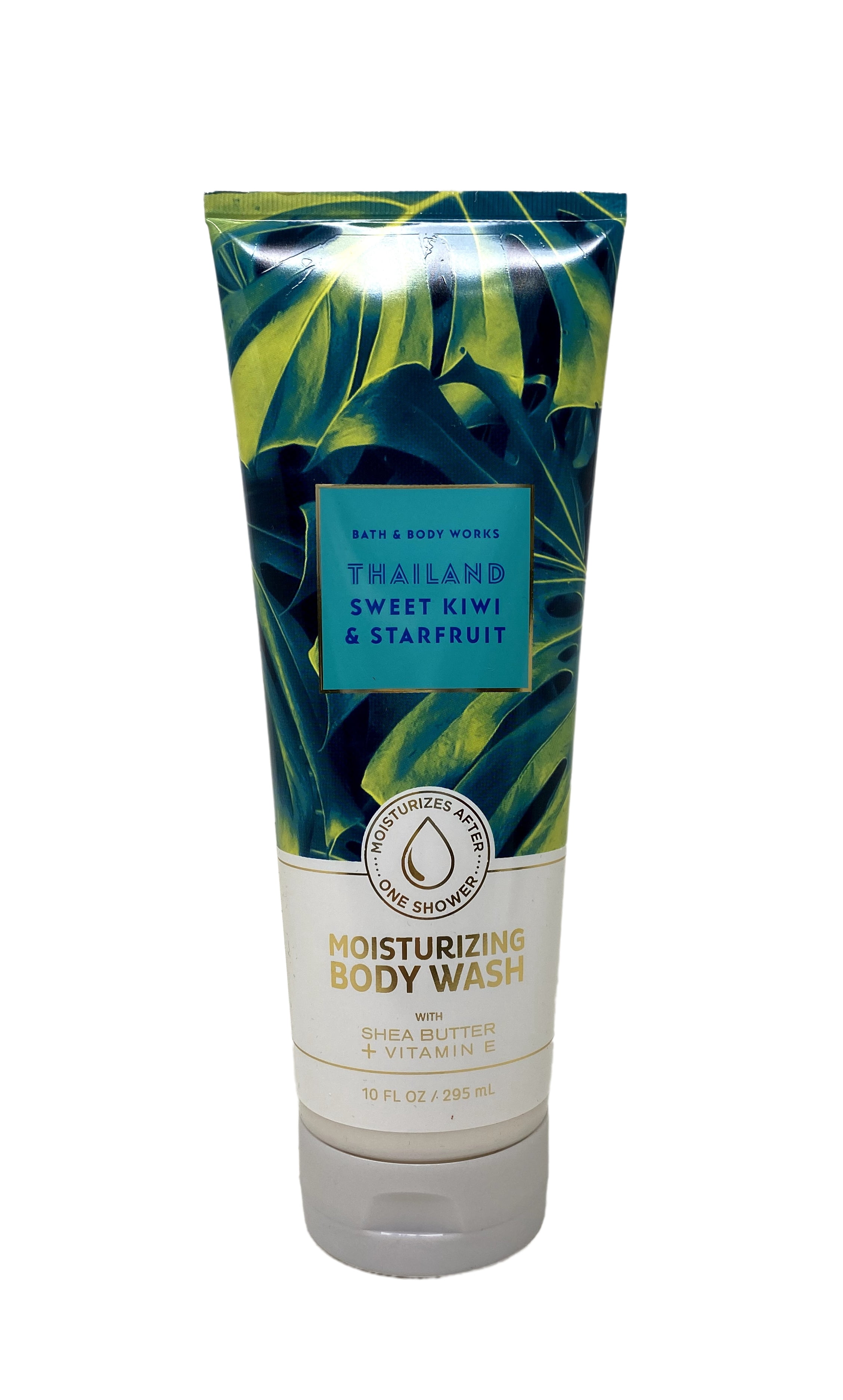 Bath & Body Works Thailand Sweet Kiwi & Starfruit - Pack of Two - Moisturizing Body Wash With a Natural Oats Soap
