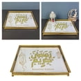 thumbnail image 4 of Islam Eid Pastelería Decoración Bandeja de Servicio de Comida para Postre Rectángulo BLESIY bandeja de exhibición, 4 of 8