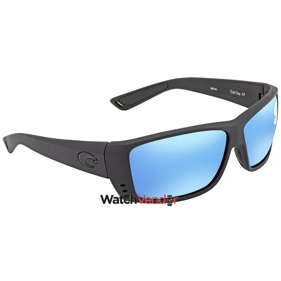 Costa Del Mar Cat Cay Blue 580G Polarized Rectangular Sunglasses AT 01 OBMGLP