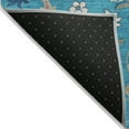 thumbnail image 3 of Addison Rugs Chantille Indoor/Outdoor Transitional Geometric, Abstract Teal Washable Rectangle Rug, 2'6" x 3'10", 3 of 6