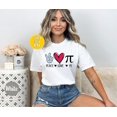 thumbnail image 1 of Pi Day Peace Love Pi Math T-Shirt, Teachers Love Pi Day, Math Shirts, Elementary Teacher T - As Picture - 4XL, 1 of 2