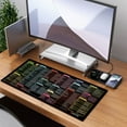 thumbnail image 5 of Keyboard Pad Desk Mat For Keyboard And Mouse Stitched Edges Mouse Pad, Large Office Desk Mat, Non-Slip Gaming Mouse Pad, Laptop Desk Pad, Desk Writing Pad For Office And Home, 5 of 9
