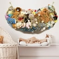 thumbnail image 2 of Stuffed Animal Hammock Corner Wall Stuffed Animal Net or Hammock for Stuff Animal Storage Plush Toy Holder Boho Macrame Toy Display for Nursery Playroom Kid's Room, 2 of 11