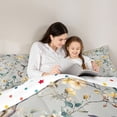 thumbnail image 5 of Castle Fairy Animal Hummingbird Full Size Comforter Sets,Chic Floral Flowers Bedding Sets, 5 of 8