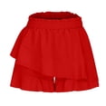 thumbnail image 5 of Ruimatai Women's High Waist Workout Shorts Summer Casual Flounce Shorts Stretchy Comfortable Yoga Shorts with Pockets for Running Gym, 5 of 7