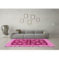 thumbnail image 3 of Ahgly Company Indoor Rectangle Oriental Pink Traditional Area Rugs, 8' x 10', 3 of 4