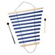 thumbnail image 5 of Campana de meditación 9 notas, instrumento de percusión ornamental, de viento para gestión del aula, herramienta de relajación Azul, 5 of 8