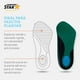 thumbnail image 5 of Plantilla Ortopédica Comfort Star Negra, Ideal para Fascitis Plantar, Mayor Comodidad y Doble Absorc, 5 of 6