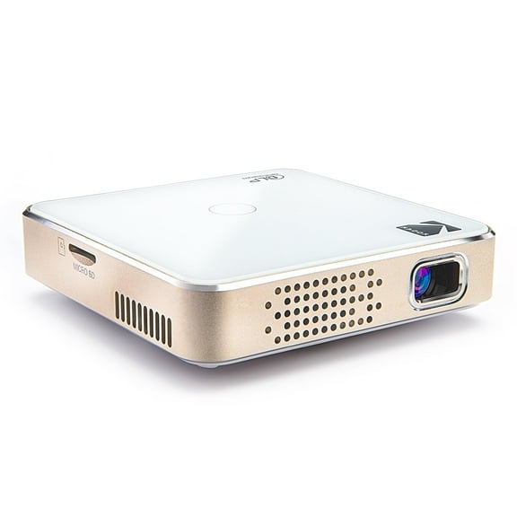 Kodak Ultra Mini Portable Projector - HD 1080p support LED DLP Rechargeable Pico Projector - 100" Display, Built-in Speaker - HDMI, USB and Micro SD - Compatible with iPhone iPad, Android Phones