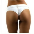 thumbnail image 5 of REALiKUN Women's Sexy Low Waisted Stretch Summer Mini Denim Shorts Hot Pants Clubwear, 5 of 6