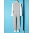 thumbnail image 5 of Hansber Special Needs Adaptive Clothing for Kids Boys Girls Color Block Anti-Strip Long Leg Jumpsuit with Back-Zip Grey 6, 5 of 7