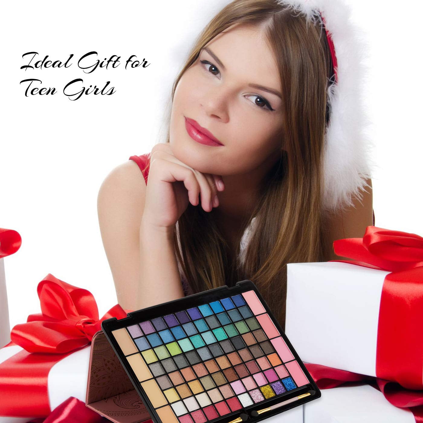 Toysical Eyeshadow Palette Tablet Case Makeup Kits For Teens And Women Walmart Com Walmart Com