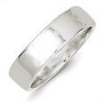 thumbnail image 5 of Sterling Silver 6mm Lightweight Flat Size 8.5 Band QWFB060, 5 of 5