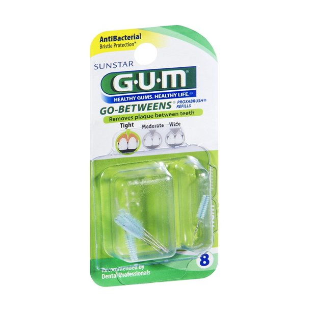 GUM Proxabrush Handle, 6, GUM Proxabrush System.Ideal for cleaning hard