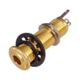 thumbnail image 4 of ZheElen Professional Stereo Output Threaded Output Lightweight 1/4 Inch Input Tube Style Anti-noisy Exquisite Socket Plug Gold 5Set, 4 of 6