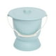 thumbnail image 3 of Escupidera doméstica con tapa y asa Inodoro portátil Urinario a prueba de salpicaduras Olla de cámara engrosada para mujeres Hombres Niños Adultos Uso Azul Fernando Escupidera doméstica, 3 of 8