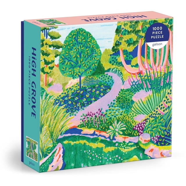 Rompecabezas Galison High Grove de 1000 piezas con ilustraciones