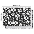 thumbnail image 5 of Black Paw Summer Placemats Table Placemats Set Of 6-Linen Kitchen Washable Placemats Table Mats 11.8"x17.7"Non-Slip Heat Resistant, 5 of 5