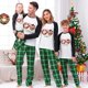 thumbnail image 2 of Pijamas familiares navideños a juego, conjuntos de pijamas verdes con gafas de sol, Navidad en julio, 2 of 4