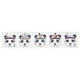 thumbnail image 3 of MKHERT Bohemian Pandas with Feathers Boho Cute Animal Table Runner Home Decor for Wedding Party Banquet Decoration 16x72 Inch, 3 of 3