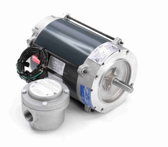 1/4 hp 1800 RPM 3-Phase 56C Frame TENV (no base) 208-230/460V Marathon Motor # G827