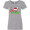 thumbnail image 3 of Inktastic Nana Claus with Christmas Santa Hat and Snowflakes Women's T-Shirt, 3 of 5