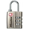 Master Lock Metal 30 mm (1-3/16 in) TSA Approved Combination Lock, 19 mm (3/4 in) shackle